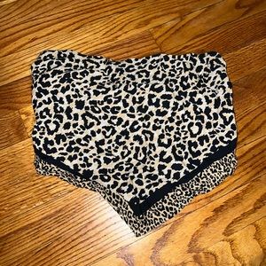 Hollister Animal Print Tube Top